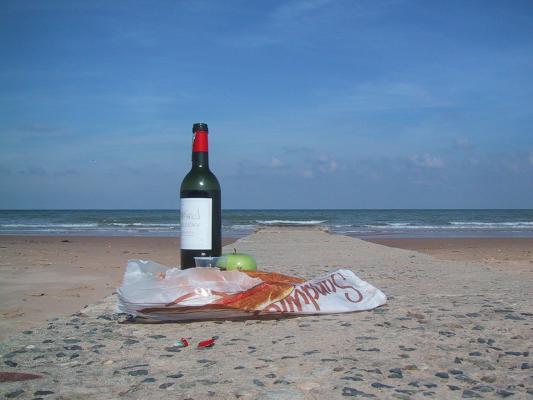 Lunch at Omaha Beach