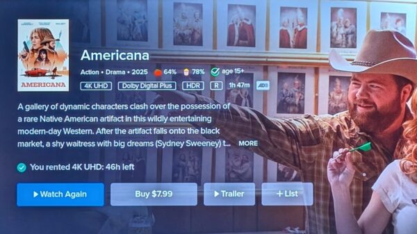 A gallery of dynamic characters clash over possession of a rare Native American artifact in this wildly entertaining modern-day Western. After the artifact falls onto the black market, a shy waitress with big dreams (Sydney Sweeney) ...